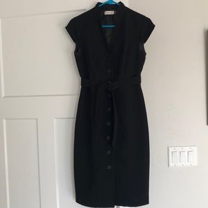 Calvin Klein button-down black dress